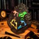 Dekoracja świąteczna Paladone Lampka Harry Potter Hogwart herb sterowana różdżką (PP9641HP) 3