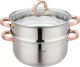 Klausberg GARNEK NA PARĘ KLAUSBERG 3 ELEM. 24cm KB-7734 ROSE GOLD 2