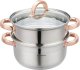 Klausberg GARNEK NA PARĘ KLAUSBERG 3 ELEM. 20cm KB-7728 ROSE GOLD 2