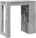 vidaXL Stolik barowy z przegrodami, szarość betonu, 102x50x103,5 cm 6