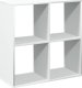 vidaXL Regał przegroda, biały, 69,5x29x69,5cm 2