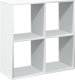 vidaXL Regał przegroda, biały, 69,5x29x69,5cm 7