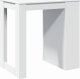vidaXL Stolik barowy, biały, 102x70x103,5 cm, materiał drewnopochodny 7