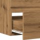 vidaXL vidaXL Szafka pod umywalkę, dąb artisian, 90x38,5x45 cm 8