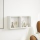 vidaXL vidaXL Półka ścienna, 60x16x30 cm, biała, materiał drewnopochodny 2