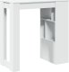 vidaXL Stolik barowy z przegrodami, biały, 102x50x103,5 cm 6