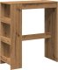 vidaXL Stolik barowy z przegrodami, dąb artisian, 90x40x103,5 cm 2