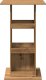 vidaXL Stolik barowy z półkami, dąb artisian, 60x60x102 cm 4