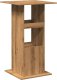 vidaXL Stolik barowy z półkami, dąb artisian, 60x60x102 cm 6