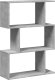 vidaXL Regał przegroda, 3 poziomy, szarość betonu, 70x24x97 cm 7