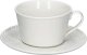 NPC Polska Biała porcelana Zestaw 6 filiżanek do herbaty ze spodkiem 180 ml 2