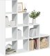 vidaXL Regał przegroda, 4 poziomy, biały, 131,5x29x131,5 cm 1
