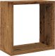 vidaXL vidaXL Półki ścienne kostki, 2 szt., kolor starego drewna, 30x15x30 cm 3