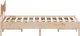 vidaXL Rama łóżka bez materaca, 120x200 cm, lite drewno sosnowe 7