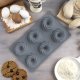 Retoo SILIKONOWA FORMA DO PIECZENIA BABECZEK MUFFINEK PĄCZKÓW 6 SZTUK 13