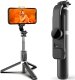 Selfie stick Retoo SELFIE STICK STATYW KIJEK DO TELEFONU Z PILOTEM + LAMPA LED BLUETOOTH TRIPOD 3