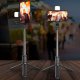 Selfie stick Retoo SELFIE STICK STATYW KIJEK DO TELEFONU Z PILOTEM + LAMPA LED BLUETOOTH TRIPOD 5