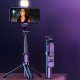 Selfie stick Retoo SELFIE STICK STATYW KIJEK DO TELEFONU Z PILOTEM + LAMPA LED BLUETOOTH TRIPOD 8
