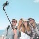 Selfie stick Retoo SELFIE STICK STATYW KIJEK DO TELEFONU Z PILOTEM + 2X LAMPA LED BLUETOOTH TRIPOD 12