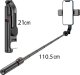 Selfie stick Retoo SELFIE STICK STATYW KIJEK DO TELEFONU Z PILOTEM + 2X LAMPA LED BLUETOOTH TRIPOD 16