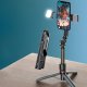 Selfie stick Retoo SELFIE STICK STATYW KIJEK DO TELEFONU Z PILOTEM + 2X LAMPA LED BLUETOOTH TRIPOD 8
