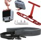 SunnyLife SOLIDNY ALUMINIOWY UCHWYT STOJAK PODPORA SMYCZ REGULOWANA DO KONTROLERA DJI RC 1 / RC 2 - DJI MINI 3 PRO / 4 PRO ITP.  - RED 1