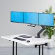 StarTech StarTech 3M1A3SG-MONITOR-ARM uchwyt / stojak do monitorów 68,6 cm (27") Biurko Czarny, Srebrny 9