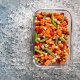 Retoo LUNCHBOX POJEMNIK SZKLANY NA ŻYWNOŚĆ ŻAROODPORNE POJEMNIKI Z POKRYWKĄ 4 SZT 12