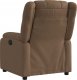 vidaXL vidaXL Elektryczny fotel rozkładany, brązowy, obity tkaniną 4