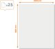 Nobo Nobo Instant Whiteboard Dry-Erase Sheets White 25x Sheets 600x800mm Per Roll, 600 x 800 mm, White, 25 pc(s), Germany, 62 mm, 120 mm 2