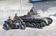 Academy Model plastikowy German Panzer I Ausf.B & Motorcycle 1/35 5