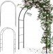 Vilde Pergola ogrodowa, metalowa, 145x235cm, czarna 1