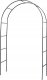 Vilde Pergola ogrodowa, metalowa, 145x235cm, czarna 2
