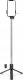 Selfie stick Hurtel Selfie stick WR1YXS teleskopowy tripod 0.71m z okrągłą lampą - czarny 2