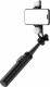 Selfie stick Hurtel Selfie stick WC12YDS teleskopowy tripod 1.3m ze stopu aluminium z podwójną lampą i uchwytem na telefon - czarny 3