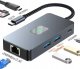 HUB USB TB Adapter USB C (7w1) HDMI USB SD/TF RJ45 PD 1