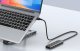 HUB USB Mokin HUB 5 w 1 MOKiN USB-A3.0 do 4xUSB-A + 1xUSB-C DC (czarny) 3