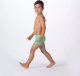 AquaWave Dziecięce bokserki kąpielowe Aquawave IDARO KIDS spring bouquet/mint logo print rozmiar 110 1
