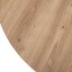 Mebel Elite Zestaw Stół Okrągły Rozkładany HARRY 102-142 cm Dąb Riviera/Czarny i 4 Krzesła Tapicerowane do Salonu RICK Czarne Welurowe Loft 10