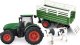 Amewi Amewi RC Traktor mit Viehtransporter    LiIon 500mAh grün/6+ 4