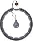HMS ZESTAW HULA HOP MAGNETYCZNY BLACK HHM15 Z LICZNIKIEM HMS + PAS WYSZCZUPLAJĄCY BR163 RED 15