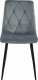 Leobert Krzesło LIBRA - aksamit srebrno-szary / nogi czarne x 4 2