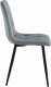 Leobert Krzesło LIBRA - aksamit srebrno-szary / nogi czarne x 4 3