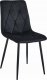 Leobert Krzesło LIBRA - czarny aksamit / nogi czarne x 4 1
