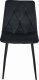Leobert Krzesło LIBRA - czarny aksamit / nogi czarne x 4 2