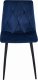 Leobert Krzesło LIBRA - granat aksamit / nogi czarne x 4 2