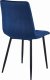 Leobert Krzesło LIBRA - granat aksamit / nogi czarne x 4 3