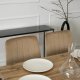 Mebel Elite Krzesło Tapicerowane do Jadalni IBIS Beżowe Welurowe Nowoczesne Loft 4