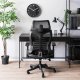 Krzesło biurowe Mebel Elite Fotel Biurowy Ergonomiczny Obrotowy CARET Czarny Wentylowany Nowoczesny 1