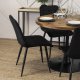 Mebel Elite Stół Okrągły LINO 100 cm Dąb Rustykalny/Czarny Nowoczesny Loft 3